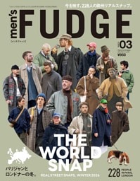 men's FUDGE 2026年3月号 Vol.179