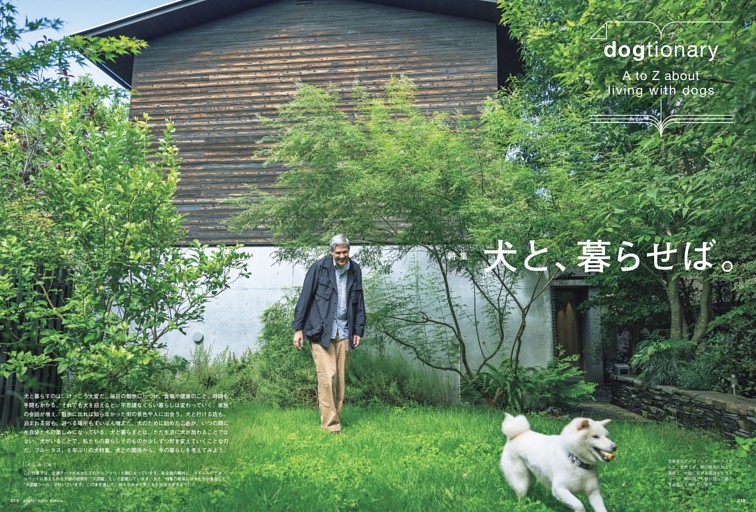 特集　犬と、暮らせば。　dogtionary: A to Z about living with dogs