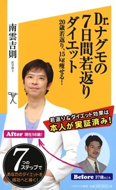 Dr.ナグモの7日間若返りダイエット20歳若返り、15kg痩せる！