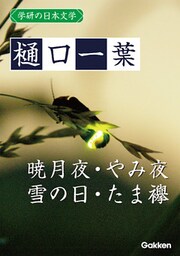 学研の日本文学 樋口一葉 暁月夜 やみ夜 雪の日 たま襷