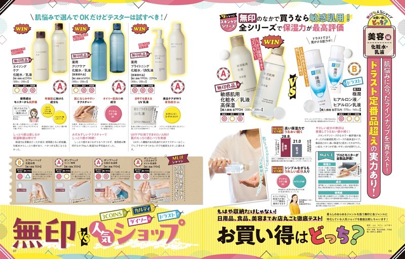 ■PART１　無印良品 編　無印 vs 人気ショップ お買い得はどっち？