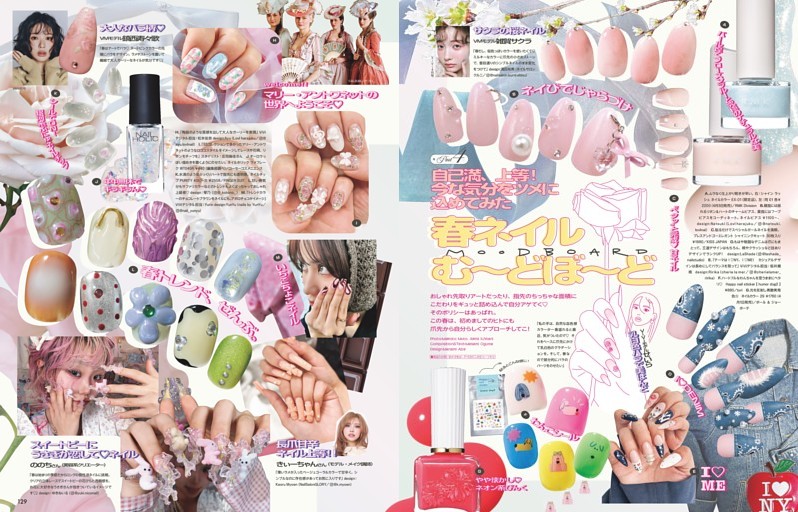 春ネイルむ～どぼ～ど