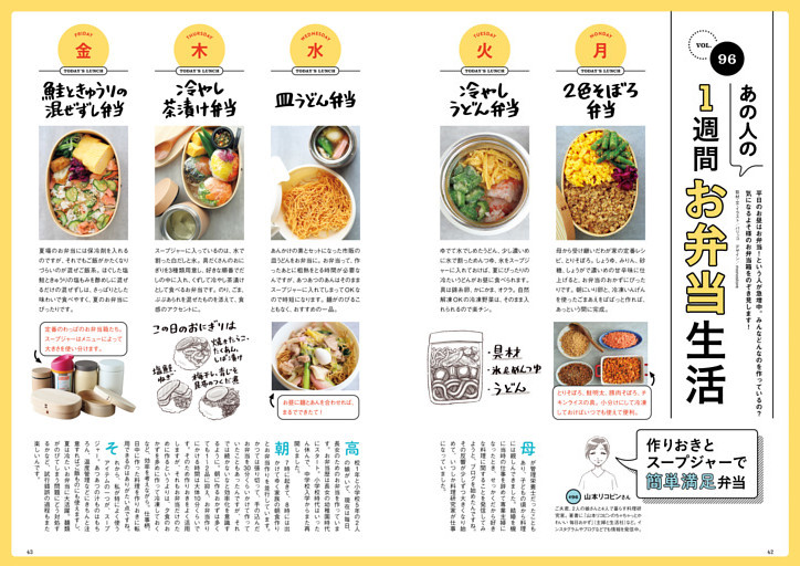 あの人の1週間お弁当生活
