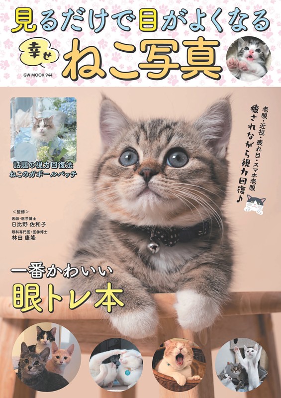 見るだけで目がよくなる幸せねこ写真