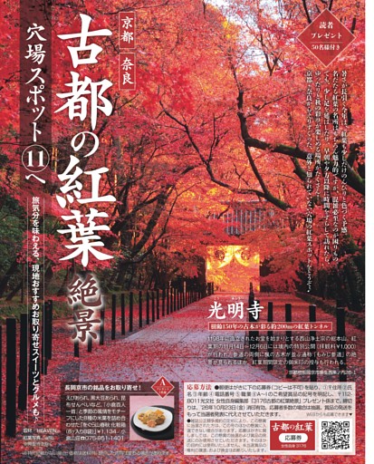 古都の紅葉絶景 穴場スポット11へ