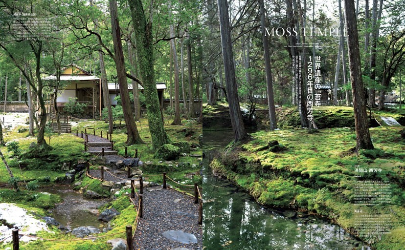 SPECIAL PLACE_1　MOSS TEMPLE　世界遺産の「苔寺」、1296年目の西芳寺。