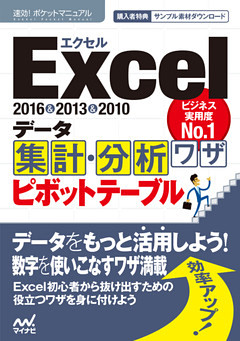 速効！ポケットマニュアル Excel データ集計・分析ワザ ピボットテーブル 2016＆2013＆2010
