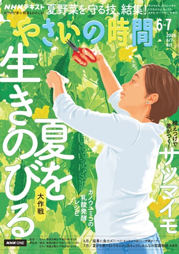 NHK やさいの時間 2026年6月・7月号
