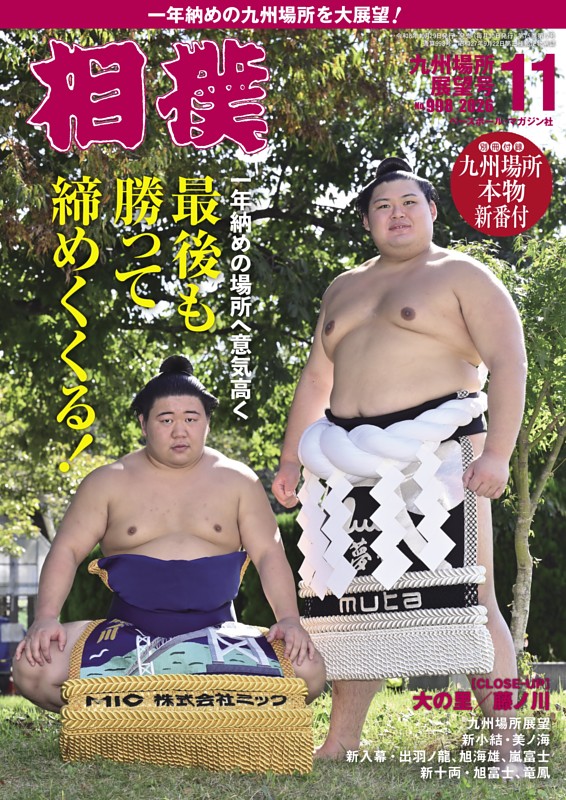 相撲 2026年11月 九州場所展望号