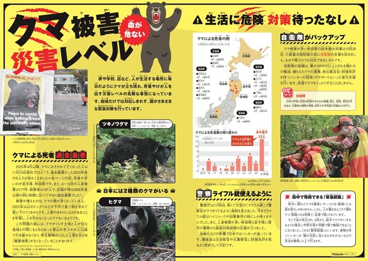 クマ被害 災害レベル