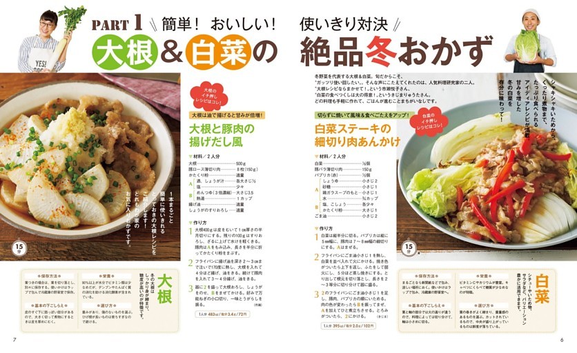 PART１　大根＆白菜の絶品冬おかず