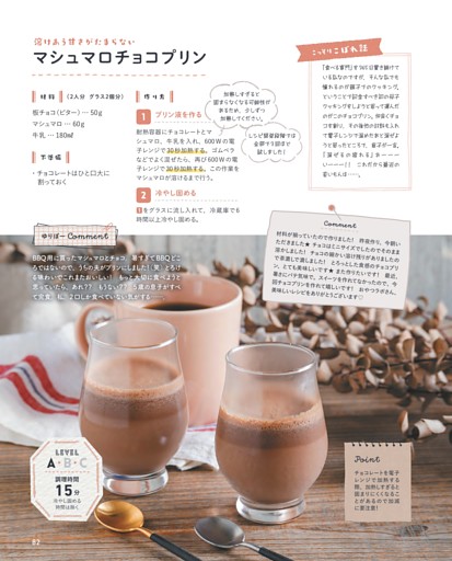 マシュマロチョコプリン