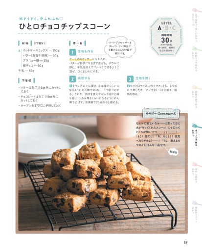 ひと口チョコチップスコーン