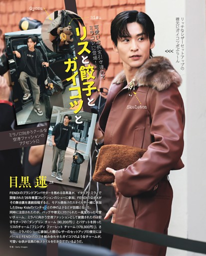 目黒 蓮 リスと餃子とガイコツと