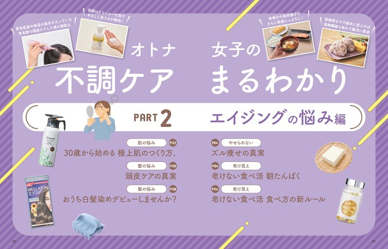 オトナ女子の不調ケアまるわかり　エイジングの悩み編