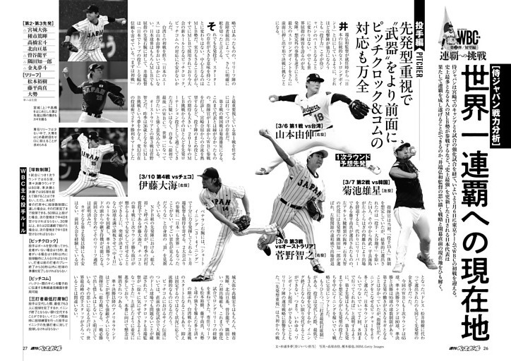 侍ジャパン戦力分析 投手編