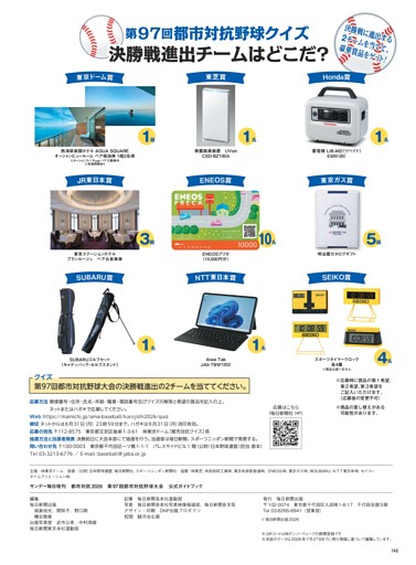 都市対抗野球クイズ