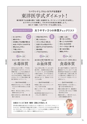 〈コラム〉東洋医学式ダイエット！