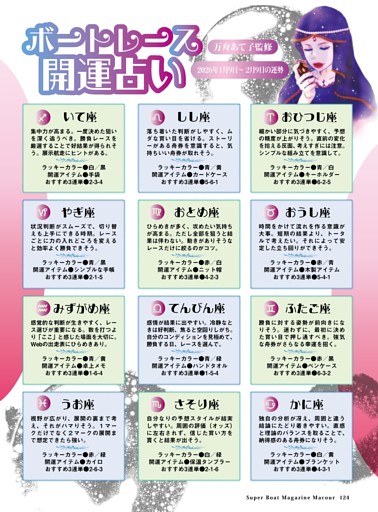 ボートレース開運占い