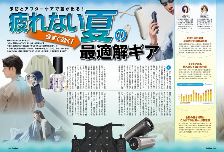 暑さ対策・冷却グッズ HANA 大特集］暑さ対策グッズ BEST BUY (Hot-Dog PRESS) | dマガジン