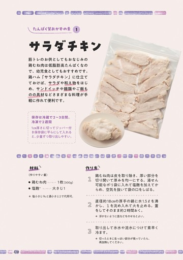 たんぱく質おかずの素1 サラダチキン