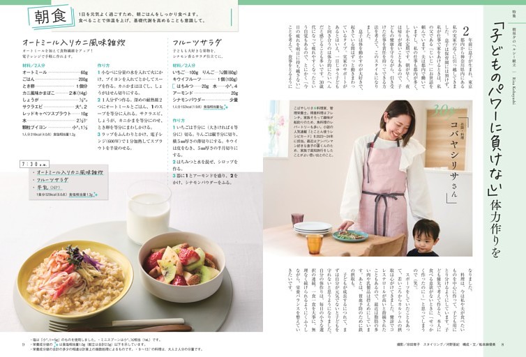 朝昼夕のヘルシー献立　コバヤシリサさん