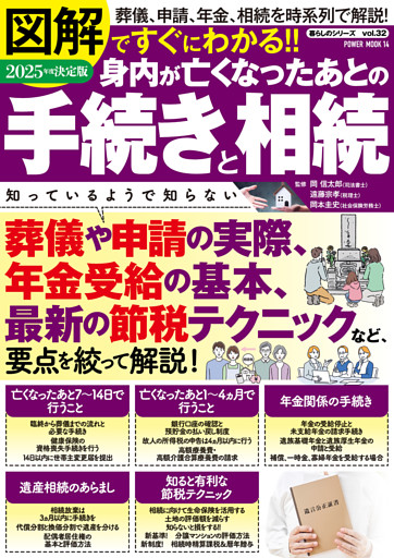 図解ですぐにわかる！！2025年度決定版 身内が亡くなったあとの手続きと相続