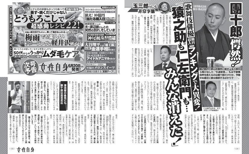 團十郎愕然！ 歌舞伎俳優興行収入ランキングで大異変！ 「猿之助も仁左衛門も…みんな消えた！」