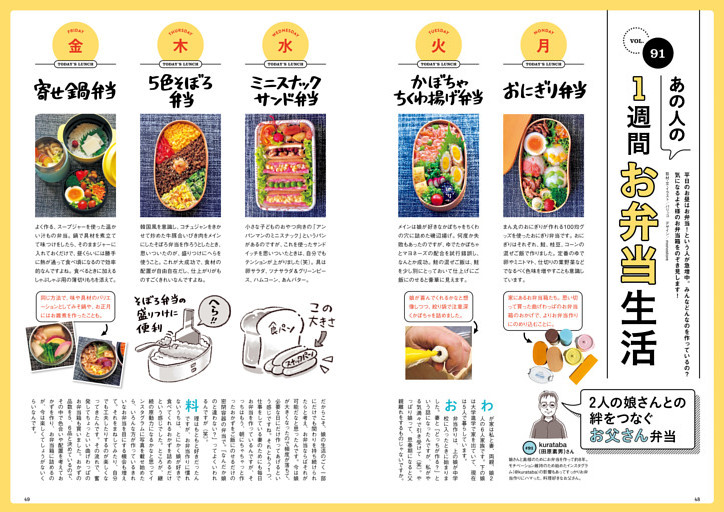 あの人の1週間お弁当生活