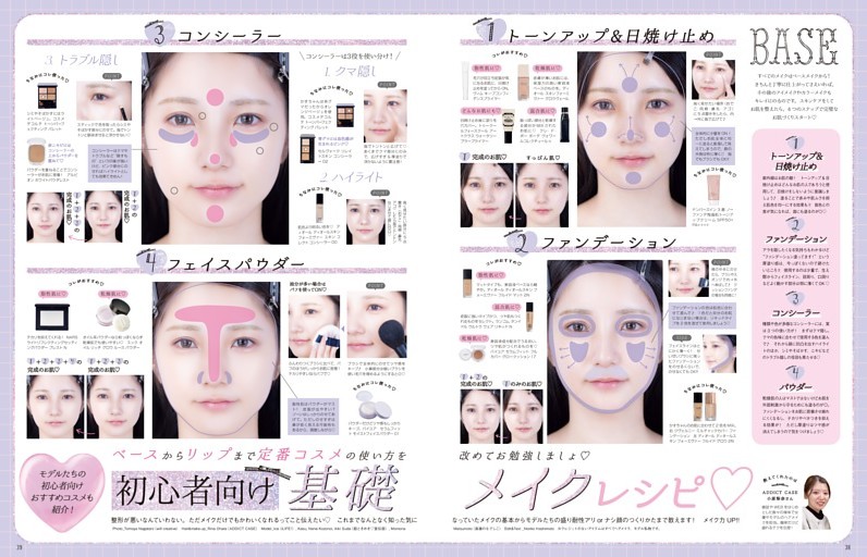 初心者向け基礎メイクレシピ