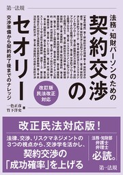 法務・知財パーソンのための契約交渉のセオリー　交渉準備から契約終了後までのナレッジ　改訂版　民法改正対応
