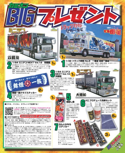 カミオンBIGプレゼント