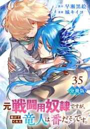 元戦闘用奴隷ですが、助けてくれた竜人は番だそうです。【分冊版】35
