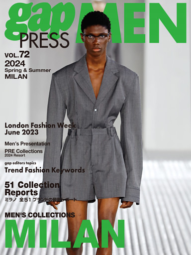 2024 S/S gap PRESS MEN vol.72 MILAN