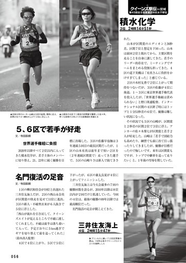 クイーンズ駅伝  3位・積水化学／4位・三井住友海上