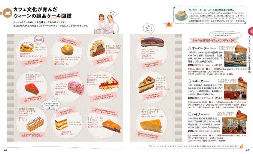 ウィーンの絶品ケーキ図鑑