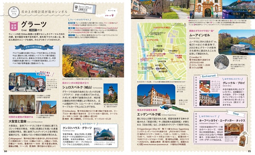 丘の上の時計塔がシンボル グラーツ