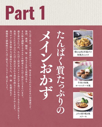 ＜Part 1＞たんぱく質たっぷりのメインおかず