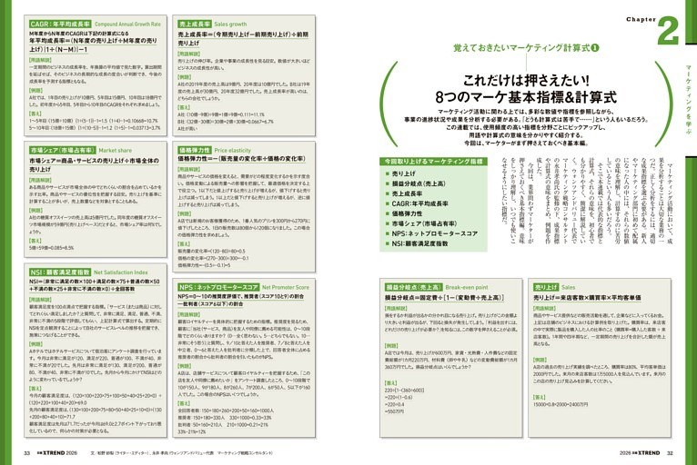 覚えておきたいマーケティング計算式／これだけは押さえたい！　8つのマーケ基本指標＆計算式