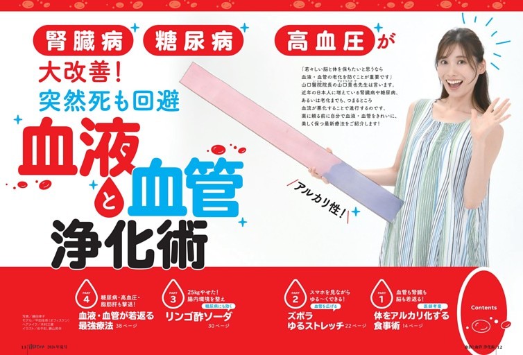 腎臓病 糖尿病 高血圧が大改善！血液と血管 洗浄術