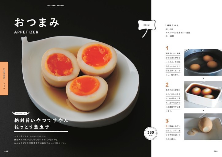●おつまみ　APPETIZER　絶対旨いやつですやん　ねっとり煮玉子
