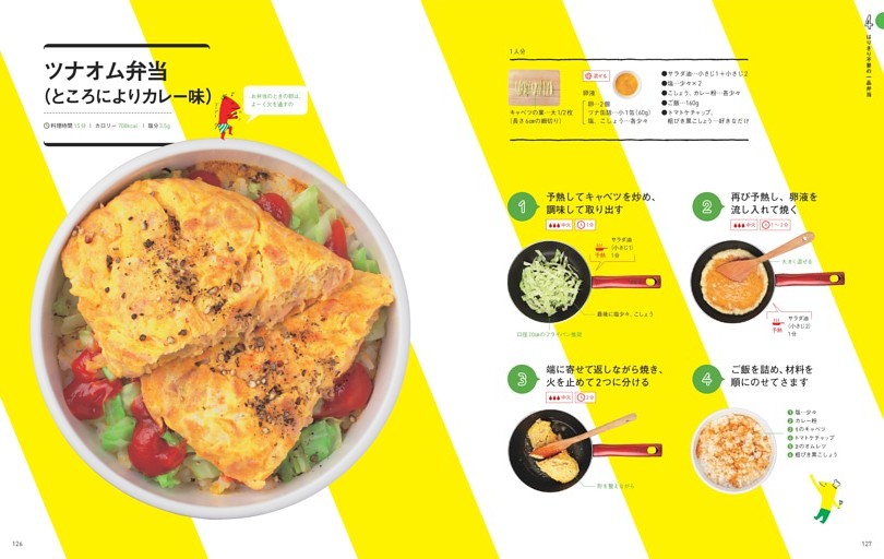 ツナオム弁当（ところによりカレー味）