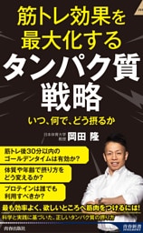 筋トレ効果を最大化する タンパク質戦略