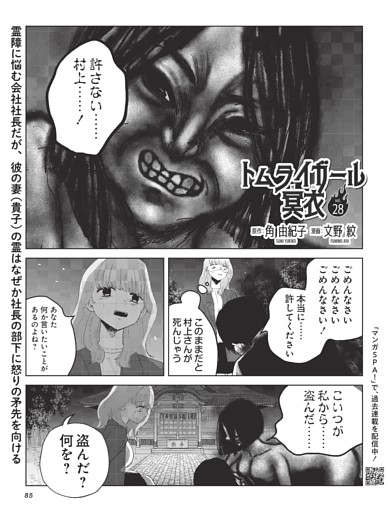 トムライガール冥衣・原作：角 由紀子　漫画：文野 紋 ／連載