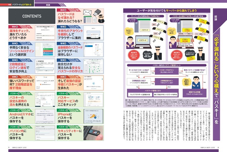 特集１ 「必ず漏れる」という心構えで「パスキー」を
