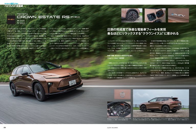 ［CDモデルガイド］トヨタ・クラウン・エステートPHEV