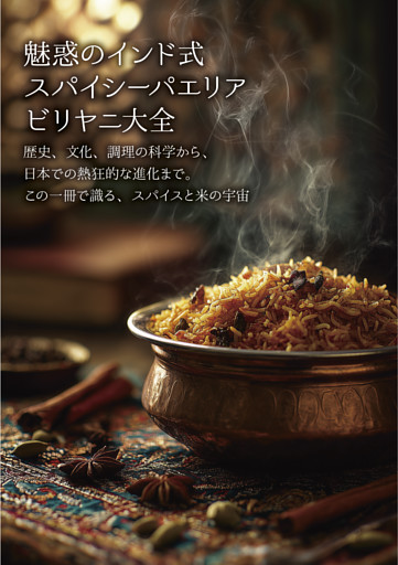 魅惑のインド式スパイシーパエリア　ビリヤニ大全　歴史、文化、調理の科学から、日本での熱狂的な進化まで。この一冊で識る、スパイスと米の宇宙