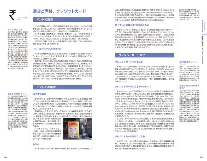 通貨と両替、クレジットカード