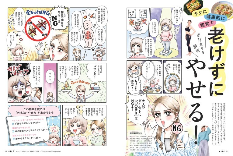 【大特集】ラクに、健康的に、錯覚で老けずにやせる！