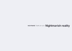 ナイトメア公式ツアーパンフレット 2011　TOUR 2011-2012 Nightmarish reality
